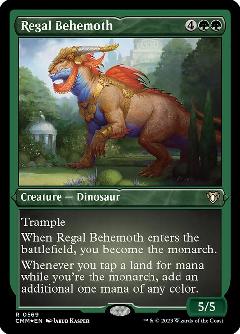 [Foil Etched] CMM 569 Regal Behemoth (Foil Etched) R