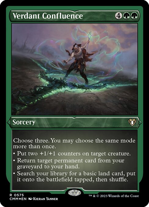 [Foil Etched] CMM 575 Verdant Confluence (Foil Etched) R