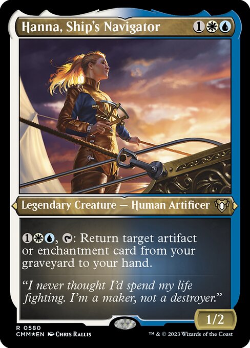 [Foil Etched] CMM 580 Hanna, Ship's Navigator (Foil Etched) R