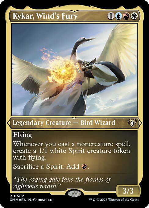 [Foil Etched] CMM 582 Kykar, Wind's Fury (Foil Etched) R