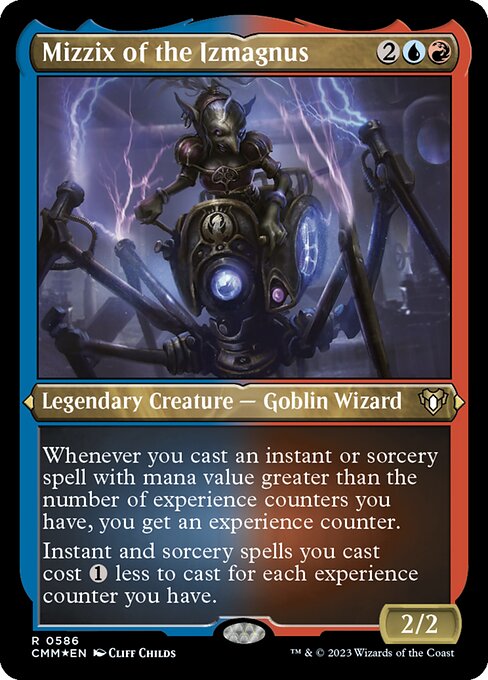 [Foil Etched] CMM 586 Mizzix of the Izmagnus (Foil Etched) R