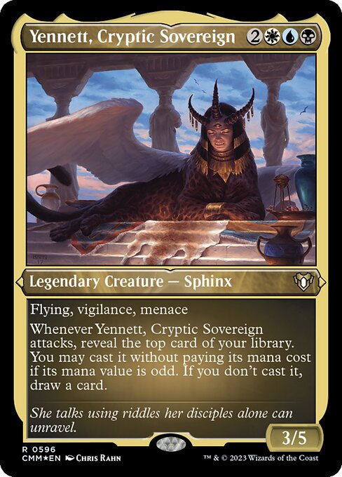 [Foil Etched] CMM 596 Yennett, Cryptic Sovereign (Foil Etched) R