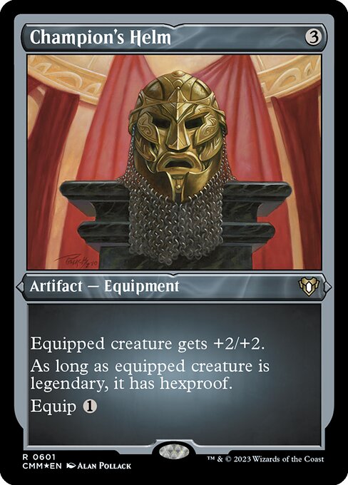 [Foil Etched] CMM 601 Champion's Helm (Foil Etched) R