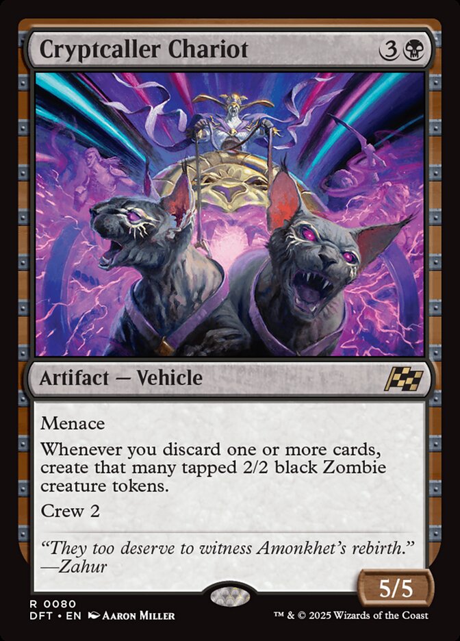 [Foil] DFT 080 Cryptcaller Chariot R