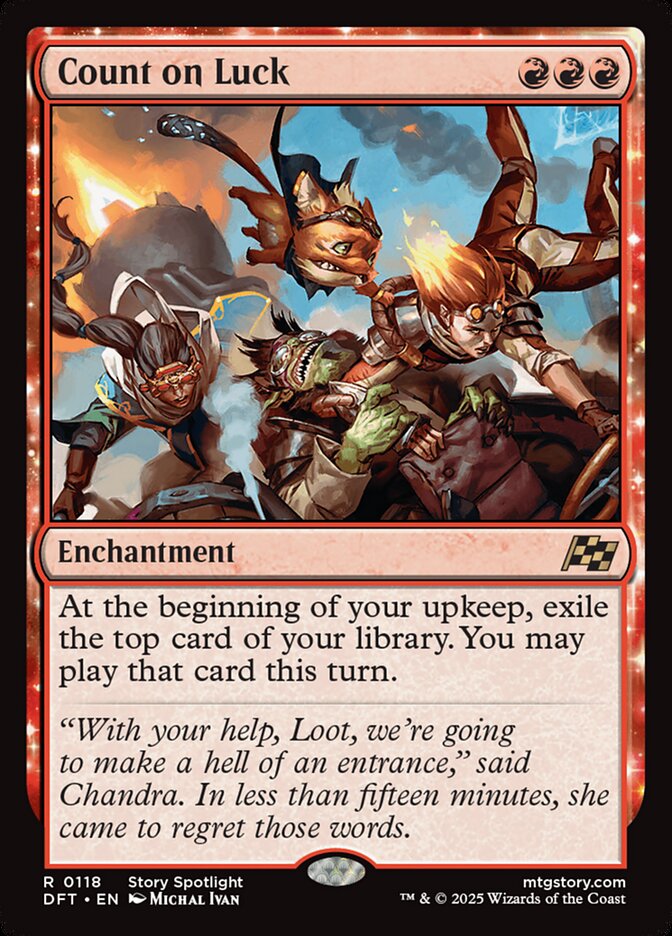 [Foil] DFT 118 Count on Luck R