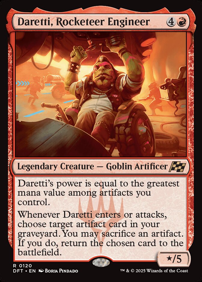 [Foil] DFT 120 Daretti, Rocketeer Engineer R