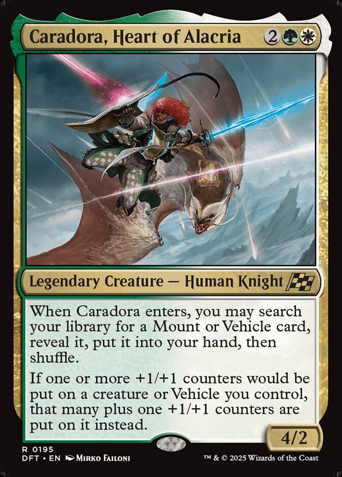 [Foil] DFT 195 Caradora, Heart of Alacria R