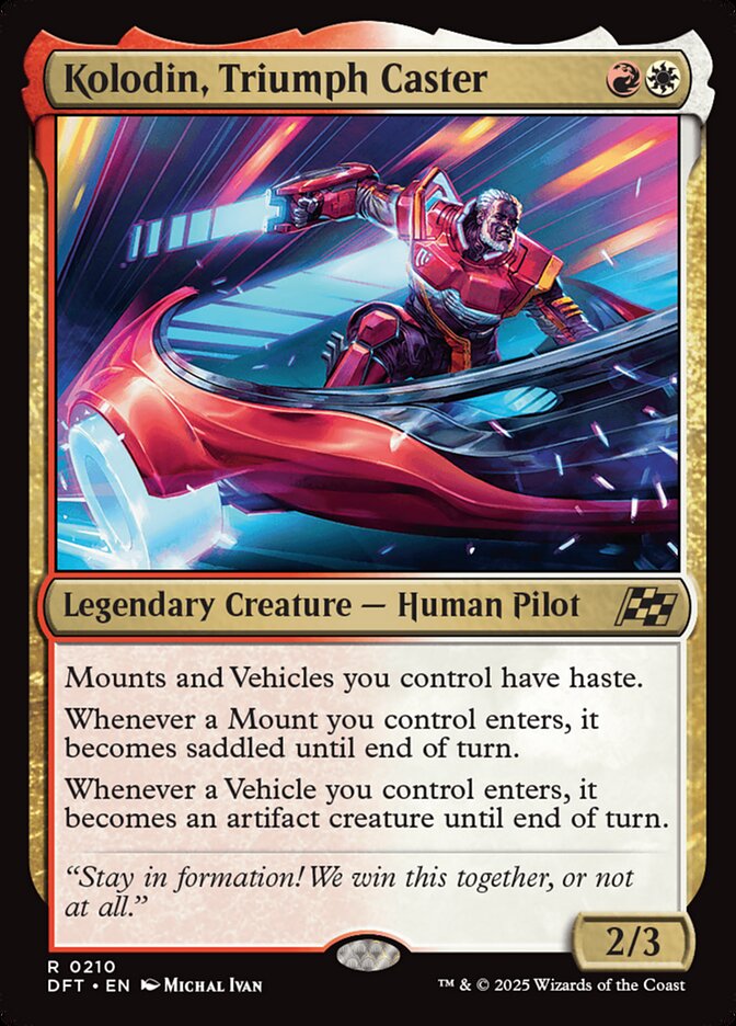 [Foil] DFT 210 Kolodin, Triumph Caster R