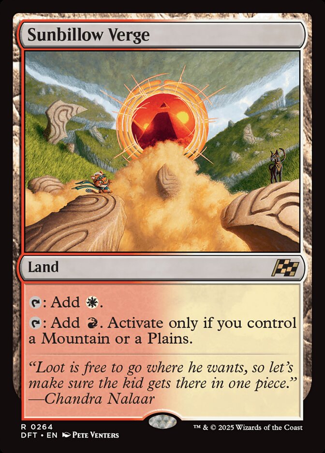 [Foil] DFT 264 Sunbillow Verge R