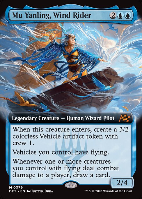 DFT 379 Mu Yanling, Wind Rider (0379 - Extended Art) M