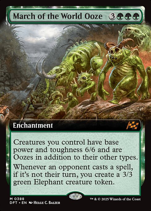 DFT 388 March of the World Ooze (0388 - Extended Art) M