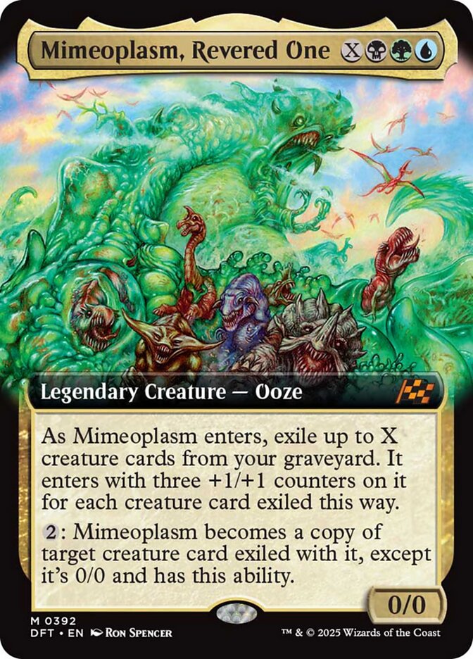 [Foil] DFT 392 Mimeoplasm, Revered One (0392 - Extended Art) M