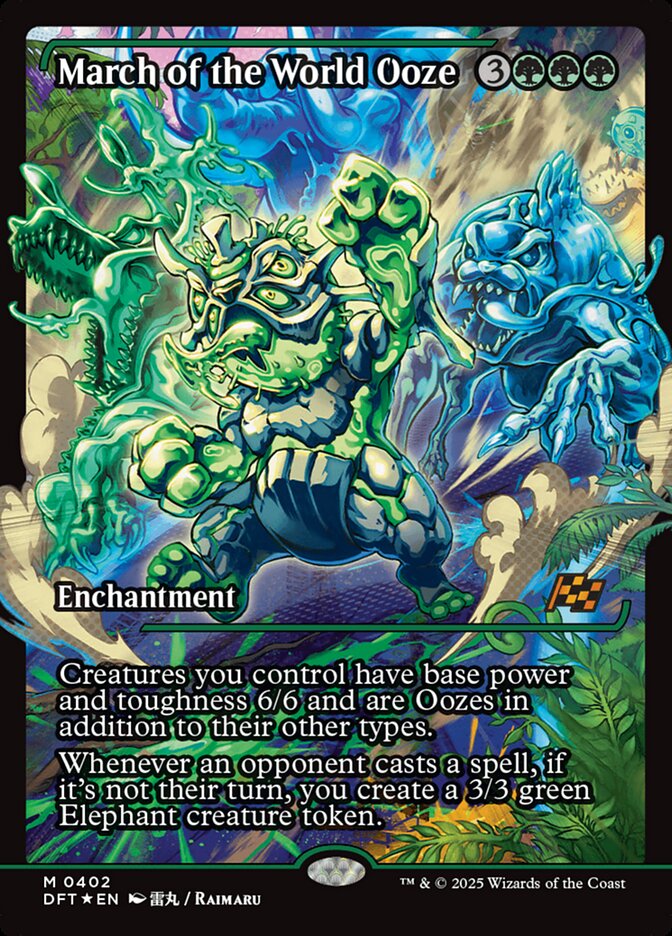[Foil] DFT 402 March of the World Ooze (0402 - Japan Showcase) M