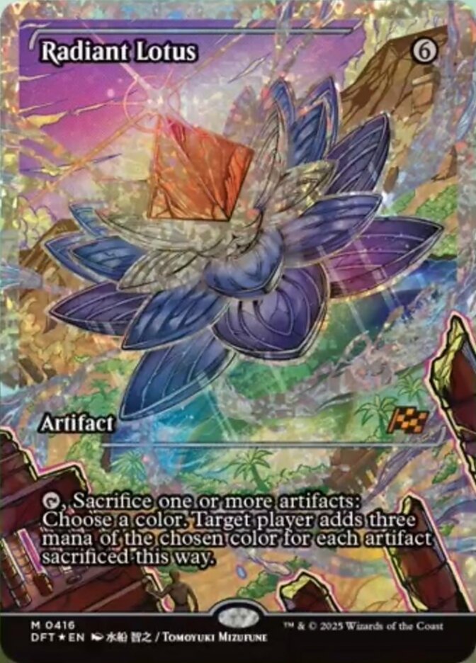 [Foil] DFT 416 Radiant Lotus (0416 - Japan Showcase Fracture Foil) M