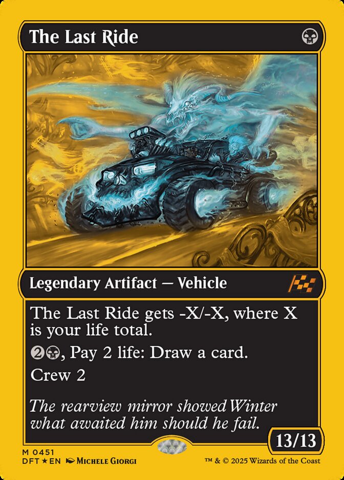 [Foil] DFT 451 The Last Ride (0451 - First-Place Foil) M