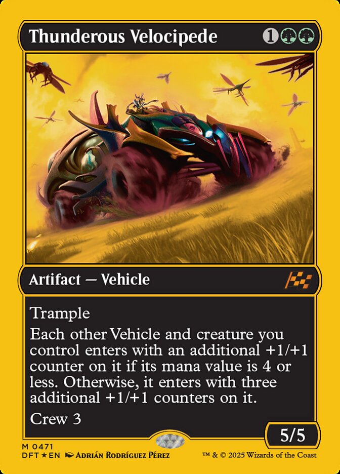 [Foil] DFT 471 Thunderous Velocipede (0471 - First-Place Foil) M