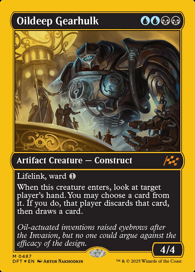 [Foil] DFT 487 Oildeep Gearhulk (0487 - First-Place Foil) M