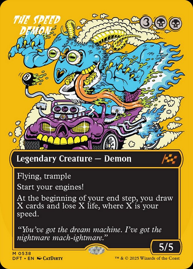 [Foil] DFT 538 The Speed Demon (0538 - Borderless First-Place Foil) M