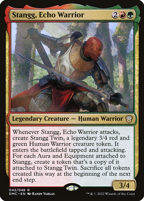 [Foil] DMC 042 Stangg, Echo Warrior R