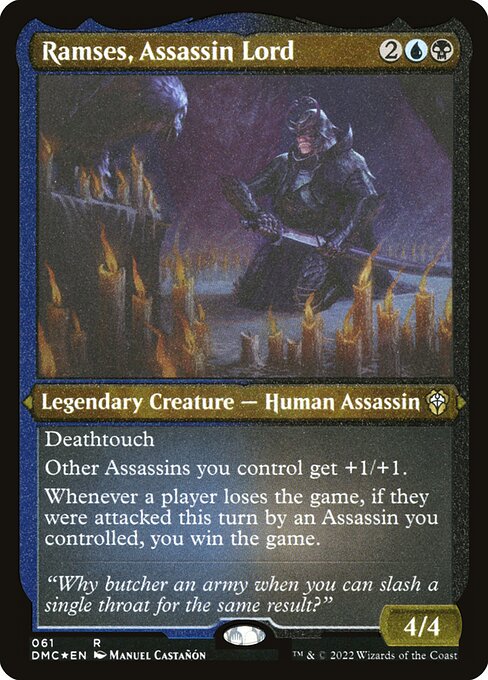 [Foil Etched] DMC 061 Ramses, Assassin Lord (Foil Etched) R