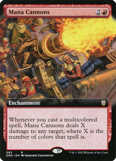 DMC 083 Mana Cannons (Extended Art) R