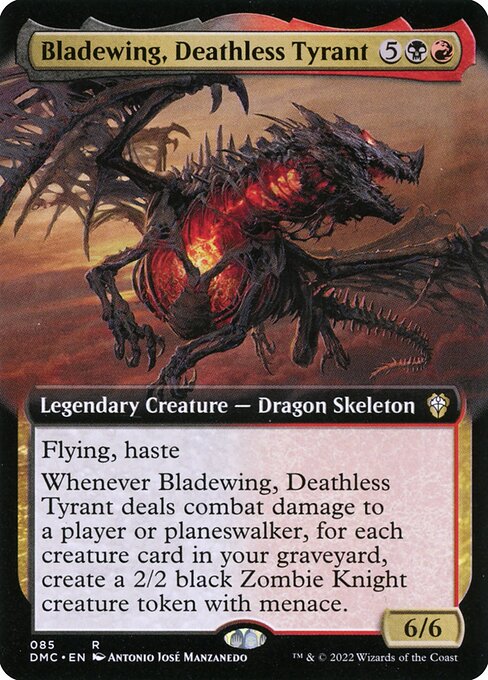 DMC 085 Bladewing, Deathless Tyrant (Extended Art) R