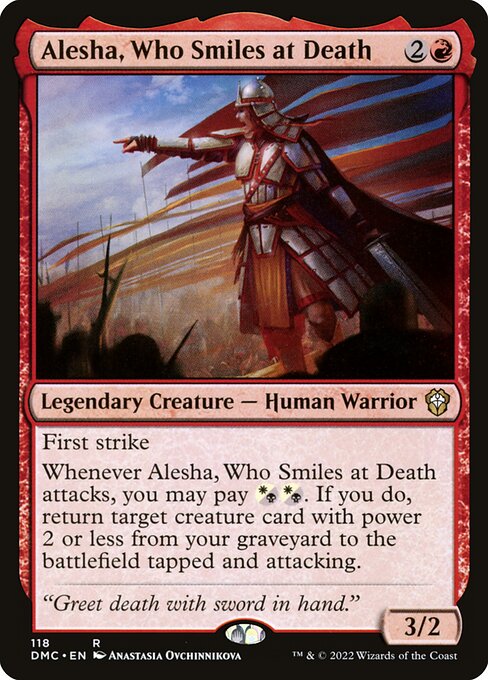 DMC 118 Alesha, Who Smiles at Death R
