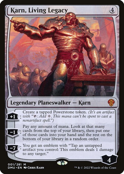 [Foil] DMU 001 Karn, Living Legacy M