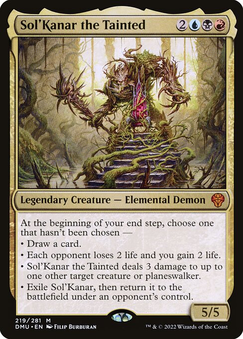 [Foil] DMU 219 Sol'Kanar the Tainted M
