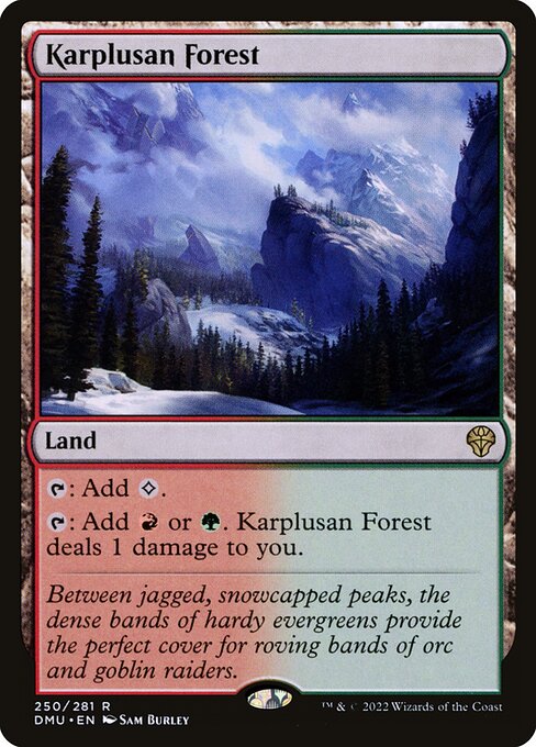 [Foil] DMU 250 Karplusan Forest R