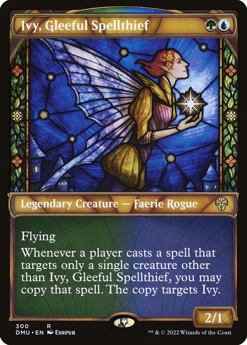 [Foil] DMU 300 Ivy, Gleeful Spellthief (Showcase) R