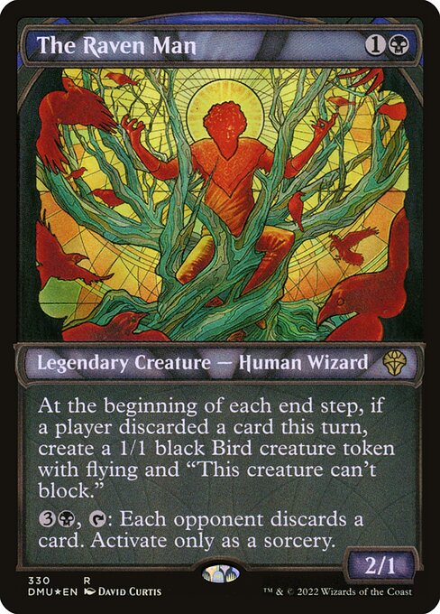 [Textured Foil]DMU 330 The Raven Man (Textured Foil Showcase) R