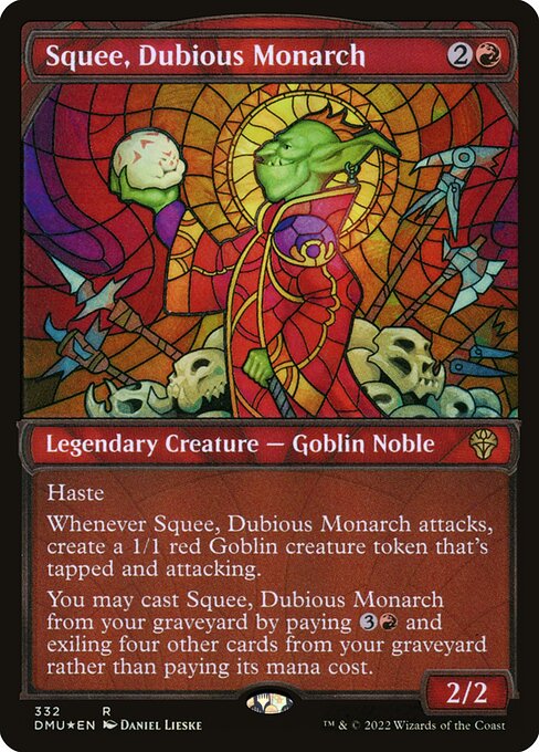 [Textured Foil]DMU 332 Squee, Dubious Monarch (Textured Foil Showcase) R