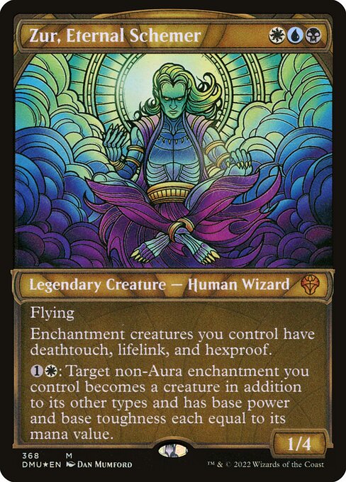 [Textured Foil]DMU 368 Zur, Eternal Schemer (Textured Foil Showcase) M