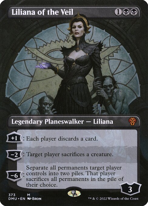 [Foil] DMU 373 Liliana of the Veil (Borderless) M