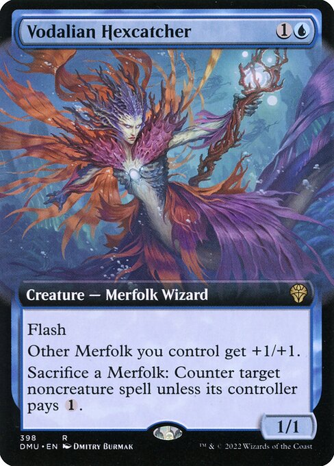 [Foil] DMU 398 Vodalian Hexcatcher (Extended Art) R