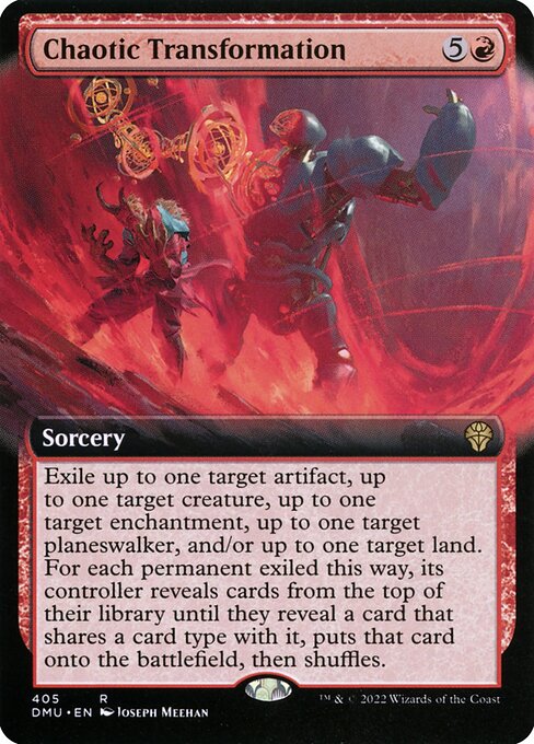[Foil] DMU 405 Chaotic Transformation (Extended Art) R