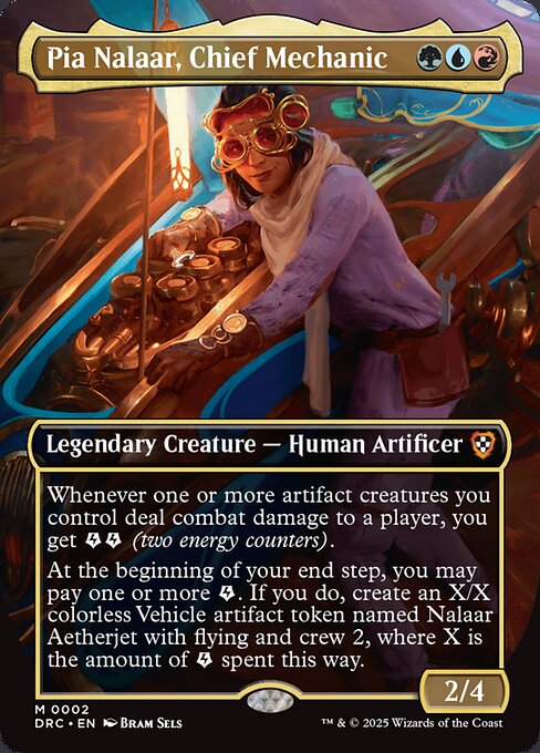 [Foil] DRC 002 Pia Nalaar, Chief Mechanic (0002 - Borderless) M