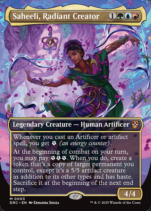 [Foil] DRC 003 Saheeli, Radiant Creator (0003 - Borderless) M