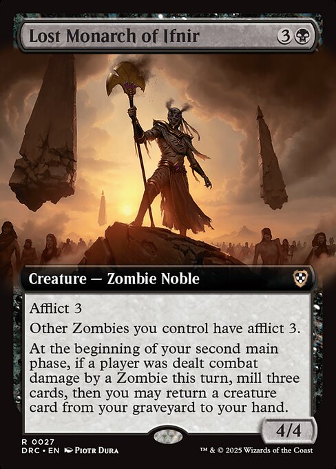 DRC 027 Lost Monarch of Ifnir (0027 - Extended Art) R