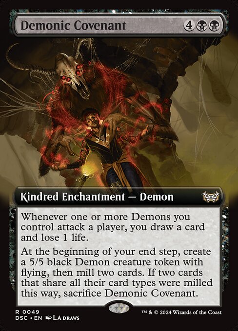 DSC 049 Demonic Covenant (0049 - Extended Art) R