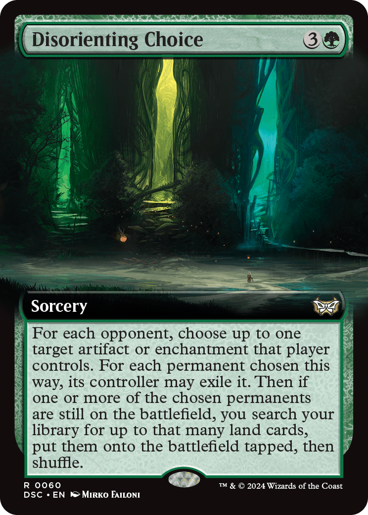 DSC 060 Disorienting Choice (0060 - Extended Art) R