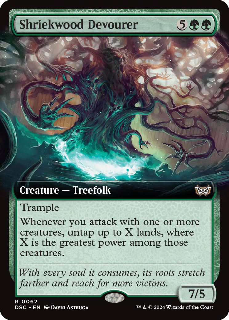 DSC 062 Shriekwood Devourer (0062 - Extended Art) R