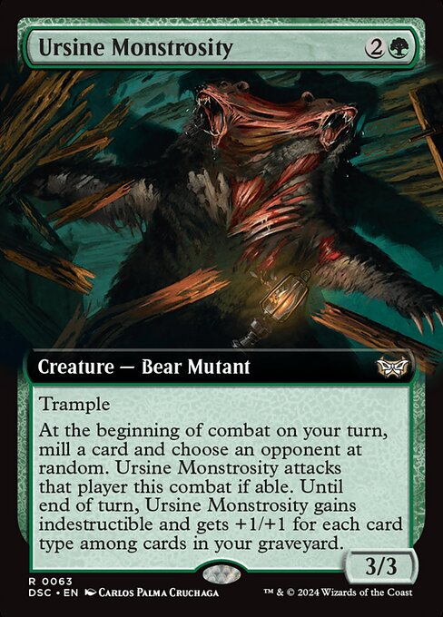 DSC 063 Ursine Monstrosity (0063 - Extended Art) R