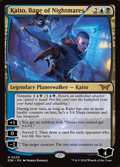 [Foil] DSK 220 Kaito, Bane of Nightmares M