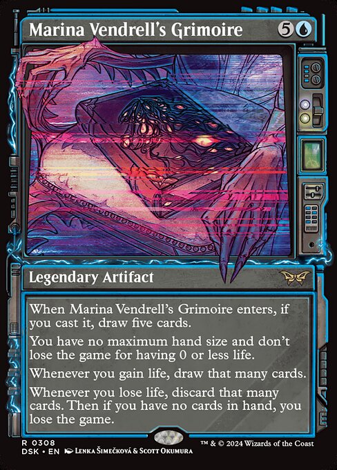 [Foil] DSK 308 Marina Vendrell's Grimoire (0308 - Showcase) R