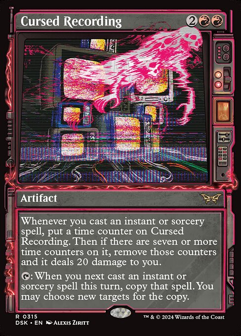 [Foil] DSK 315 Cursed Recording (0315 - Showcase) R