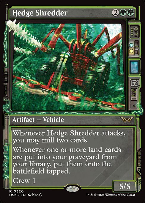 [Foil] DSK 320 Hedge Shredder (0320 - Showcase) R