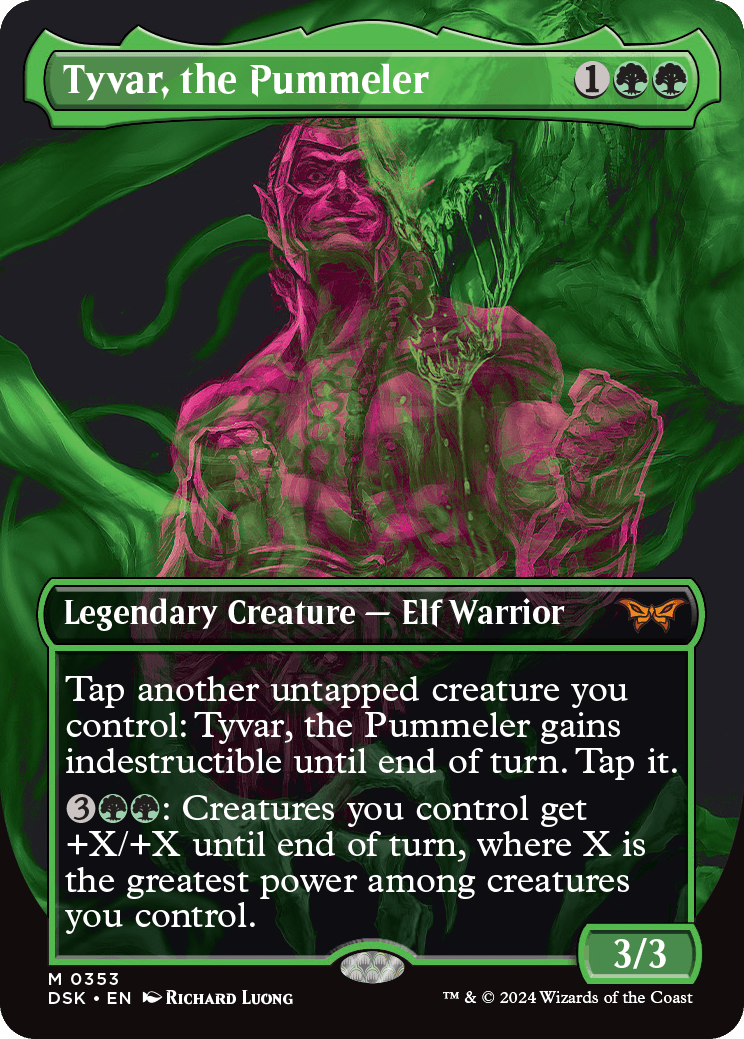DSK 353 Tyvar, the Pummeler (0353 - Borderless Double Exposure) M