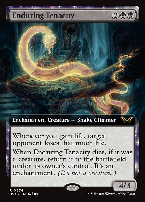 [Foil] DSK 374 Enduring Tenacity (0374 - Extended Art) R